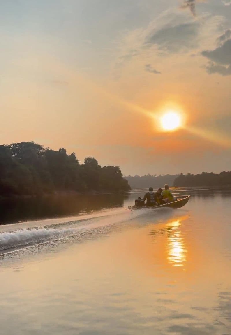 Frame from the video "Sunset run"